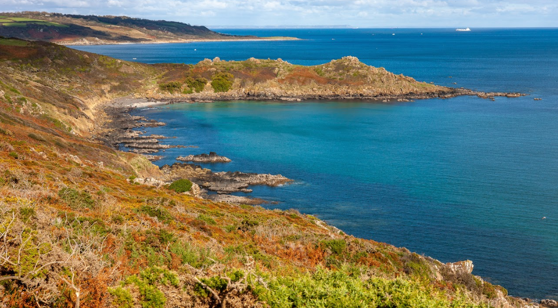 Coverack Bay Sandy Beach Cornwall