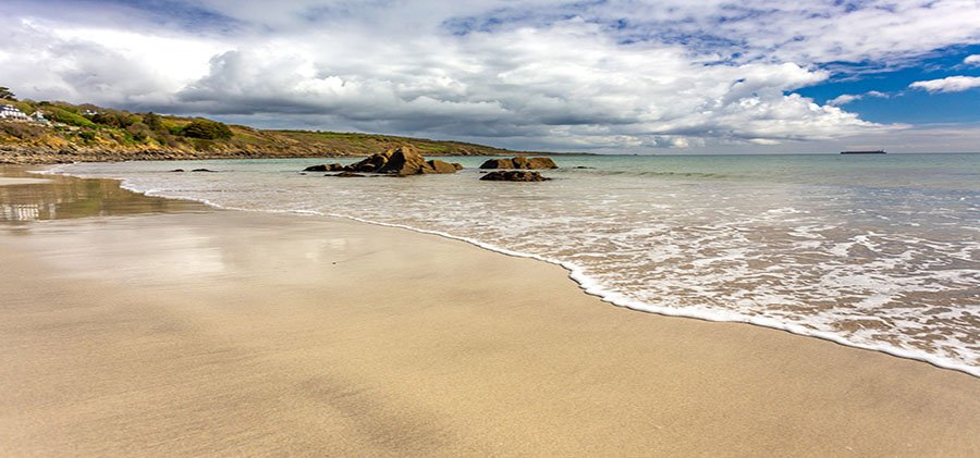 Coverack Bay Sandy Beach Cornwall