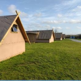 Coverack Camping Celtic Longhouse Comfortable Camping