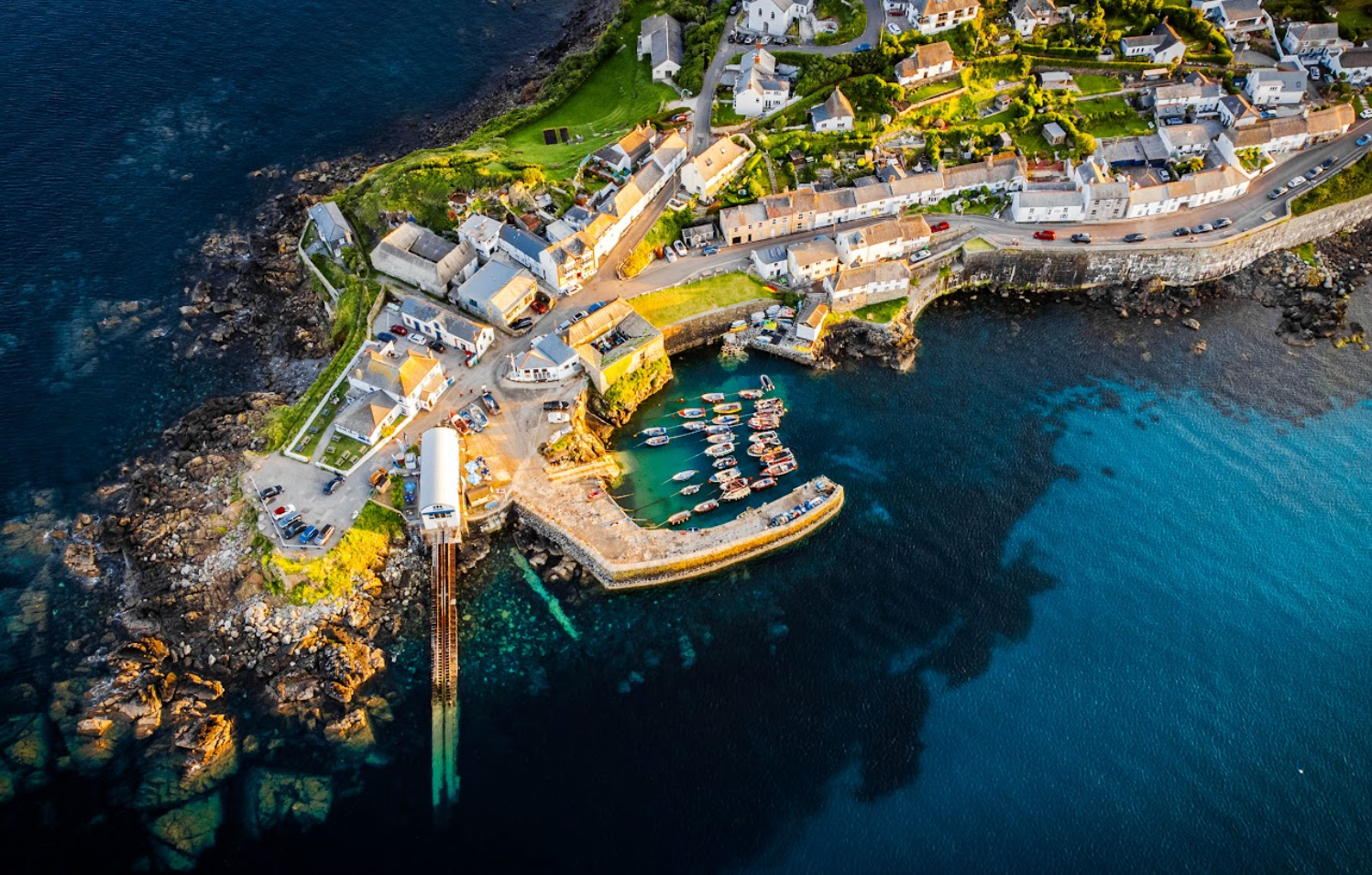 Coverack Camping at Penmarth Farm Coverack From Above