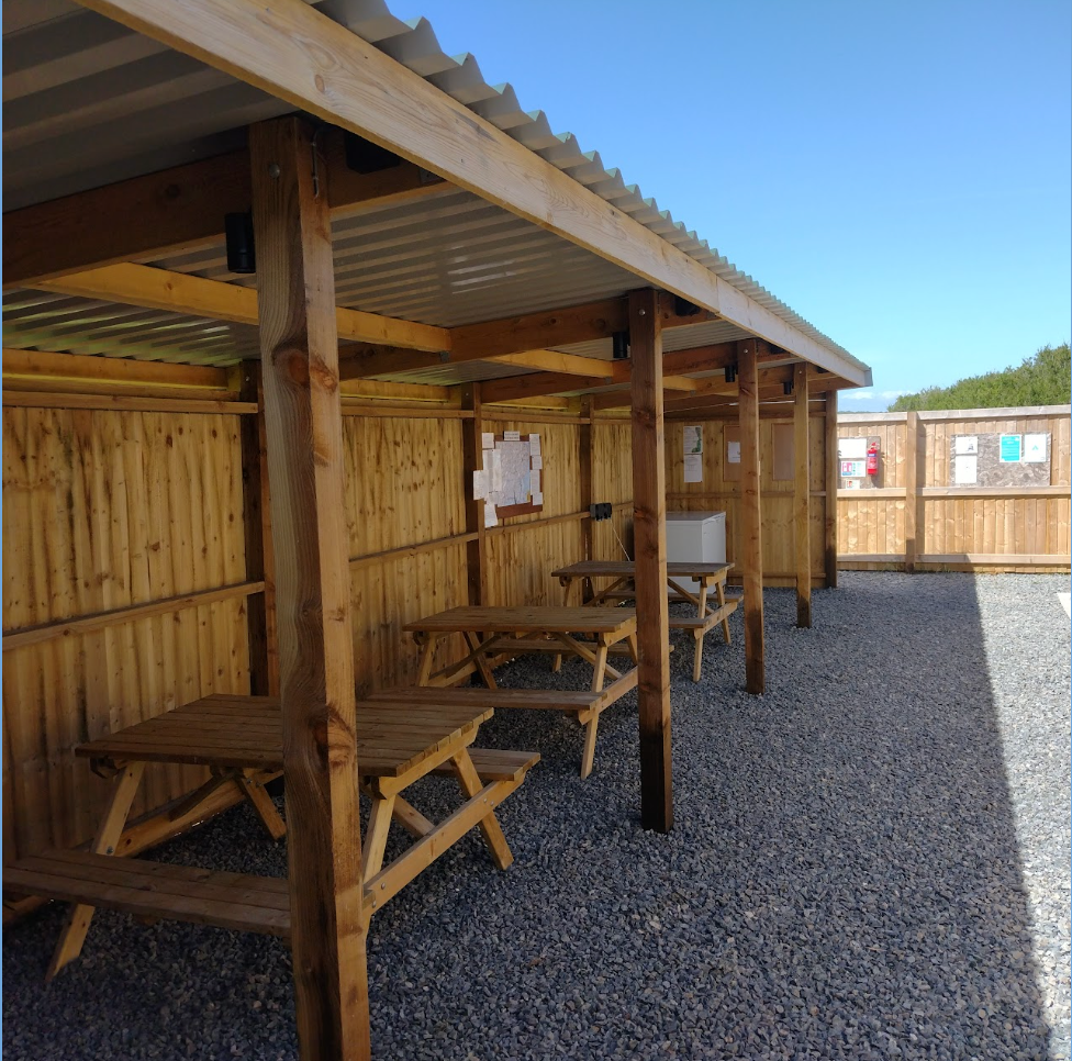 Coverack Camping at Penmarth Farm Covered Picnic Area