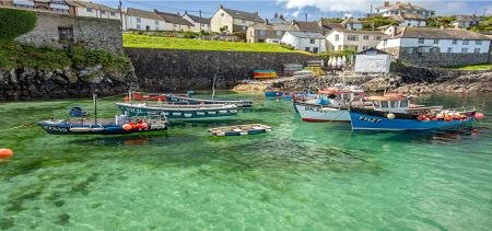 Coverack Bay Sandy Beach Cornwall